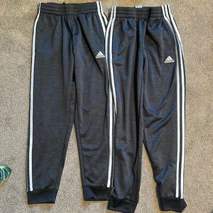 adidas track pants with a soft fleece lining a set of 2!